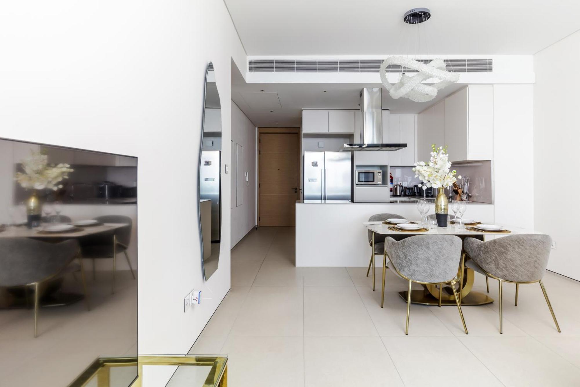 Panoramic Sea & Palm Views 2br Address Jbr Appartamento *