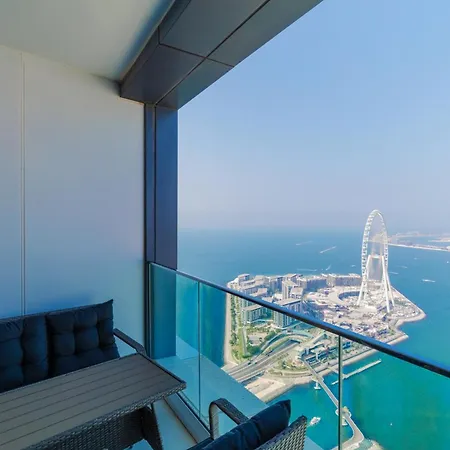 Panoramic Sea & Palm Views 2Br Address Beach Resort Jbr Дубай Экстерьер фото