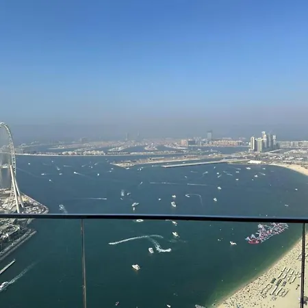 Panoramic Sea & Palm Views 2Br Address Beach Resort Jbr Дубай Экстерьер фото