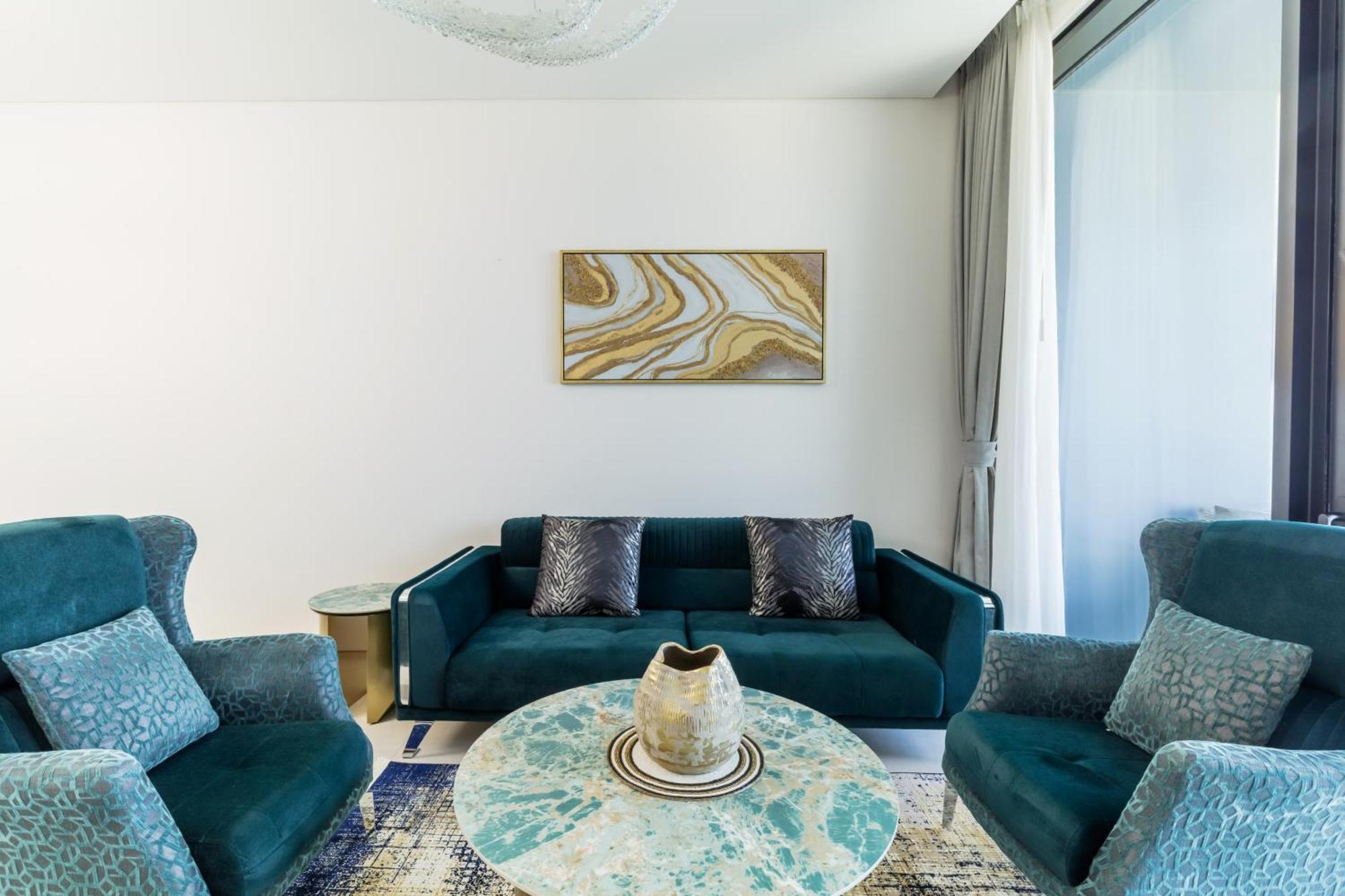 Panoramic Sea & Palm Views 2br Address Jbr Дубай