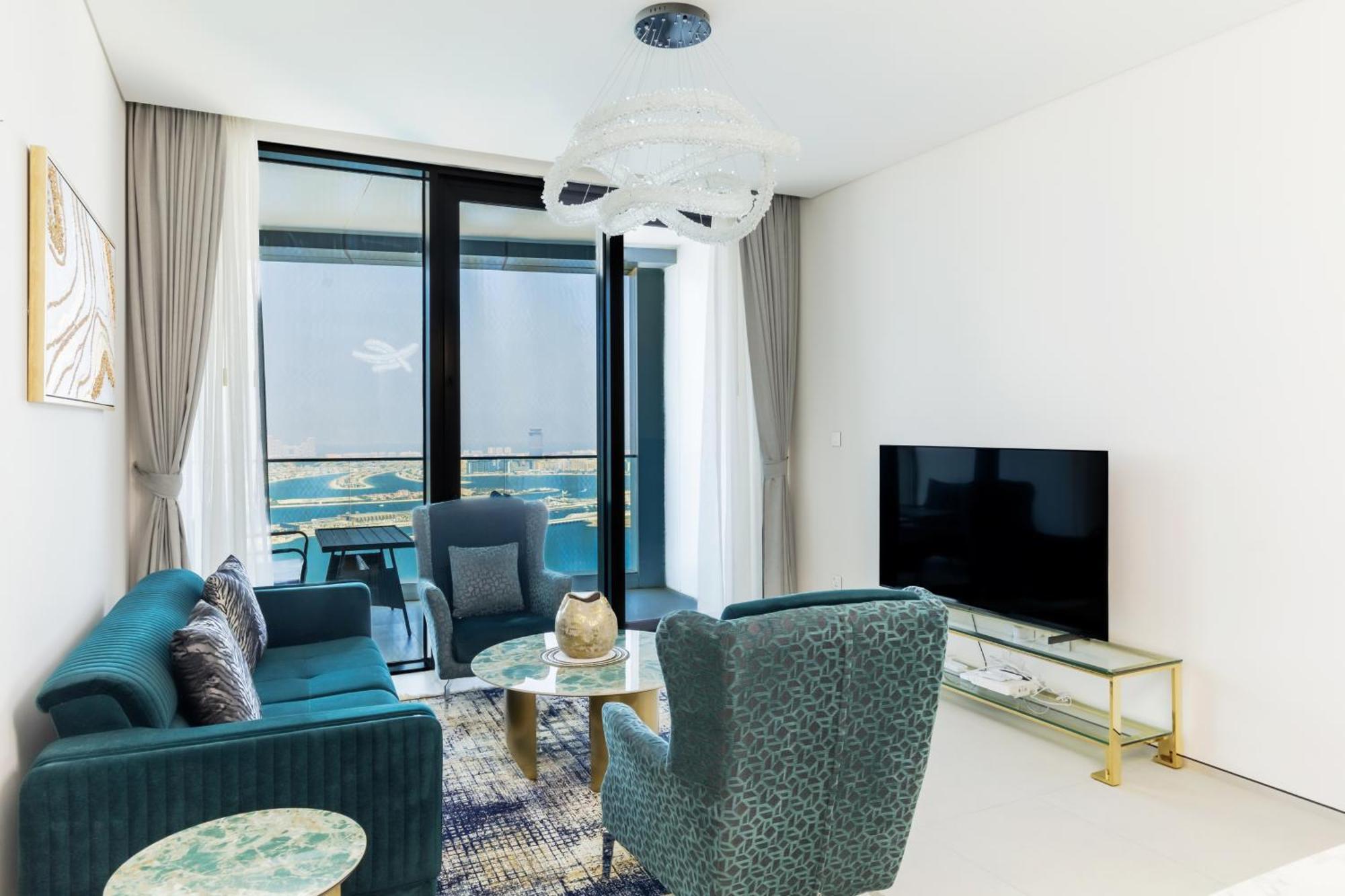 Panoramic Sea & Palm Views 2br Address Jbr Дубай