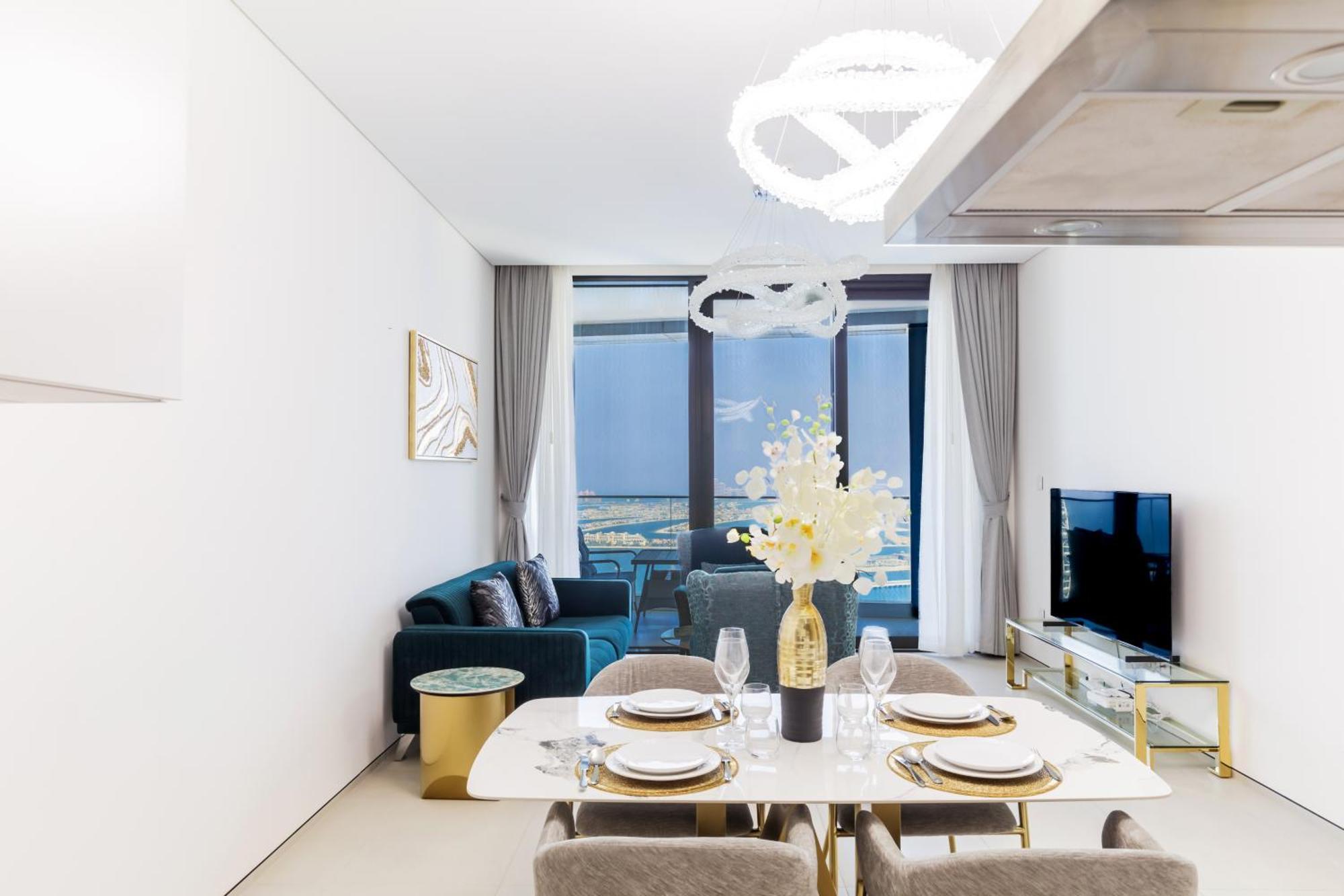 Panoramic Sea & Palm Views 2br Address Jbr Дубай