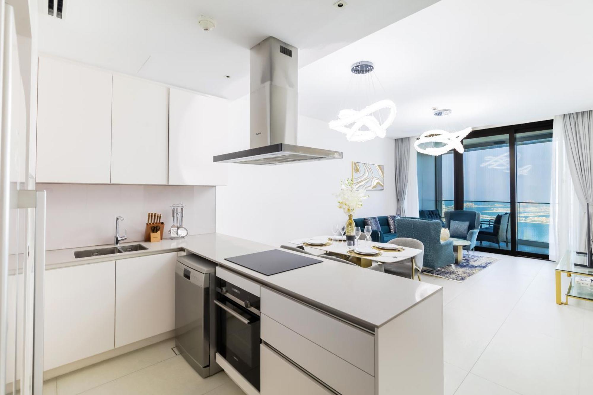 Panoramic Sea & Palm Views 2br Address Jbr Дубай