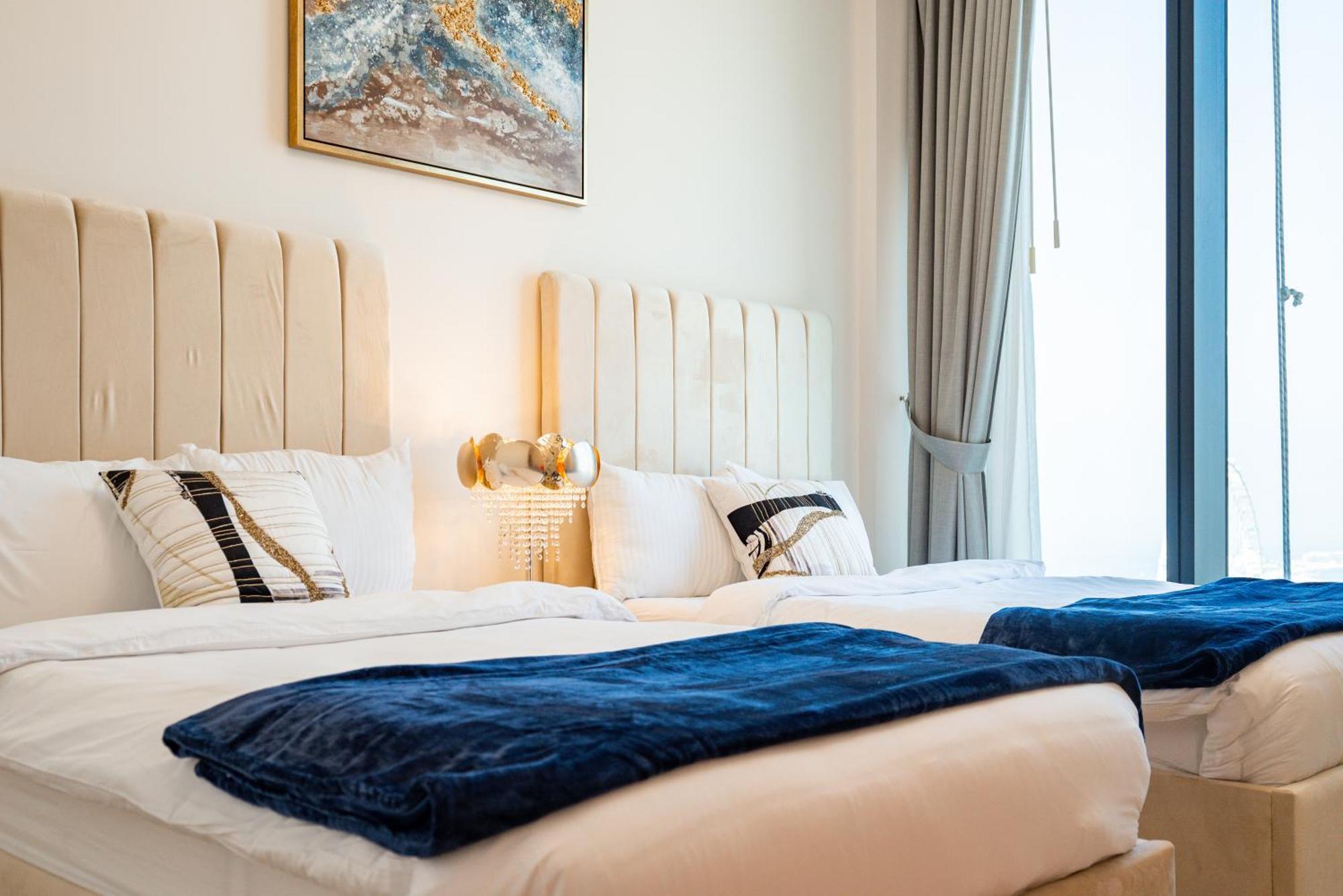 Panoramic Sea & Palm Views 2br Address Jbr Апартаменты *